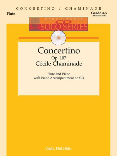 Concertino op.107 (+CD)for flute and piano