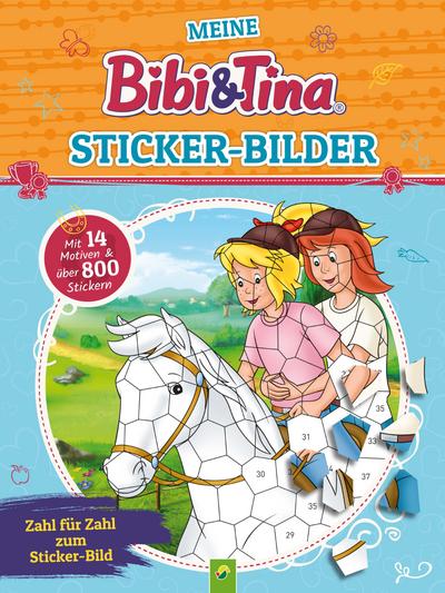 Meine Bibi & Tina Sticker-Bilder - Stickern nach Zahlen