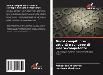 Nuovi compiti pre-attività e sviluppo di macro-competenze