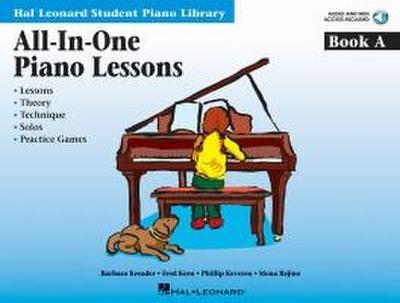 Barbara Kreader All-In-One Piano Lessons Book a Beginner Piano Sheet Music and Method Book Hal Leonard Student Library Songbook Includes Online Audio Music Teacher Resource