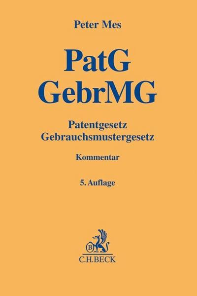 Patentgesetz, Gebrauchsmustergesetz/PatG, GebrMG