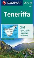 KOMPASS Wanderkarte 233 Teneriffa 1:50.000