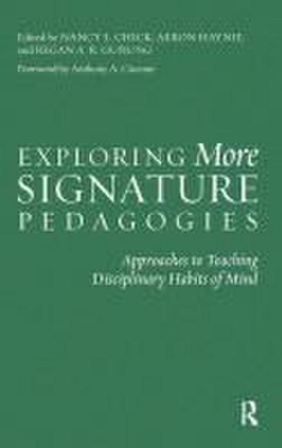 Exploring More Signature Pedagogies