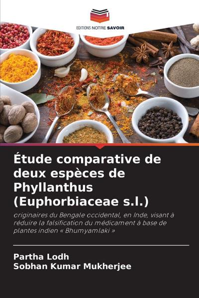 Étude comparative de deux espèces de Phyllanthus (Euphorbiaceae s.l.)