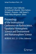 Proceedings of the International Conference on Radioscience, Equatorial Atmospheric Science and Environment and Humanosphere Science