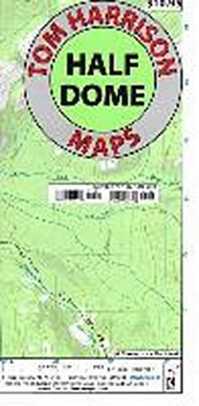 MAP-HALF DOME TRAIL MAP