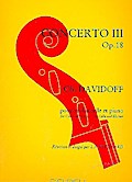 Concerto no.3 op.18pour violoncelle et piano