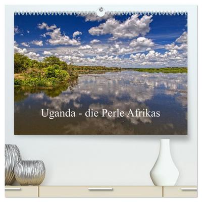 Uganda - die Perle Afrikas (hochwertiger Premium Wandkalender 2025 DIN A2 quer), Kunstdruck in Hochglanz