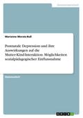 Postnatale Depression und ihre Auswirkungen auf die Mutter-Kind-Interaktion. Möglichkeiten sozialpädagogischer Einflussnahme