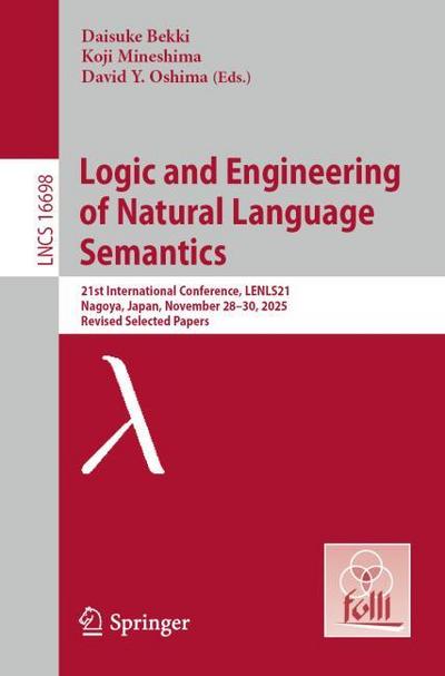 Logic and Engineering of Natural Language Semantics