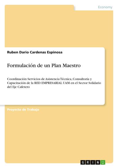 Formulación de un Plan Maestro