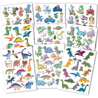 150 hautfreundliche Kindertattoos - Thema: Dino-Spaß