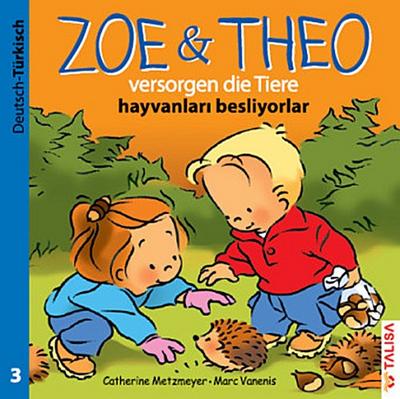 ZOE & THEO versorgen die Tiere (D-Türkisch). Zoe & Theo hayvanlari besliyorlar