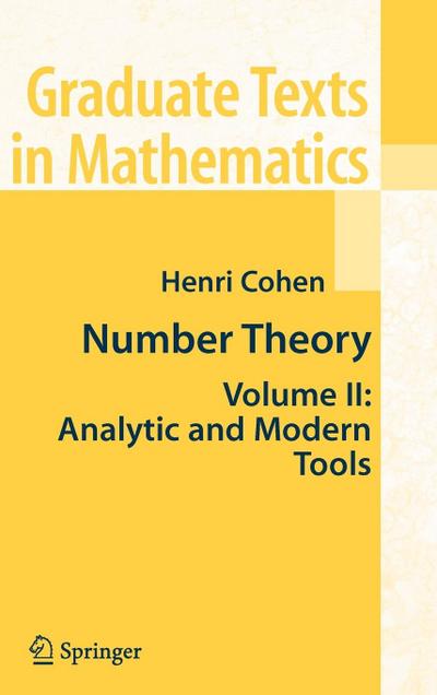 Number Theory, Volume 2