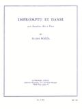 Impromptu et dansepour saxophone alto et piano