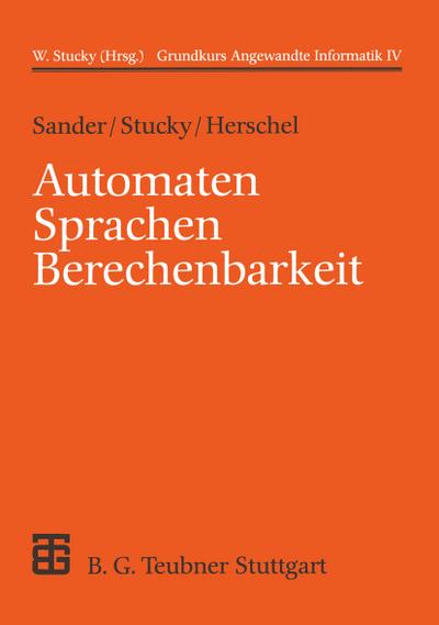Automaten, Sprachen, Berechenbarkeit