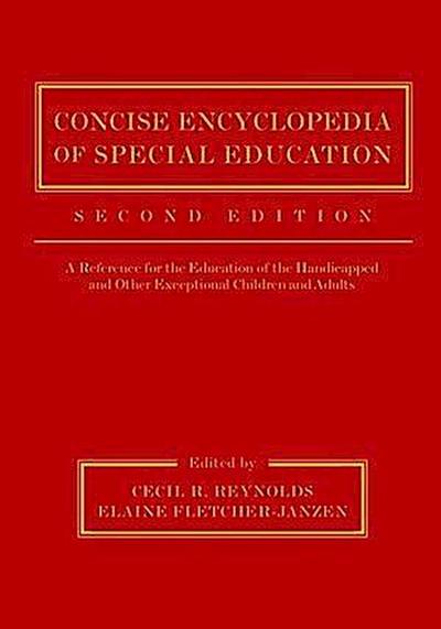 Concise Encyclopedia of Special Education