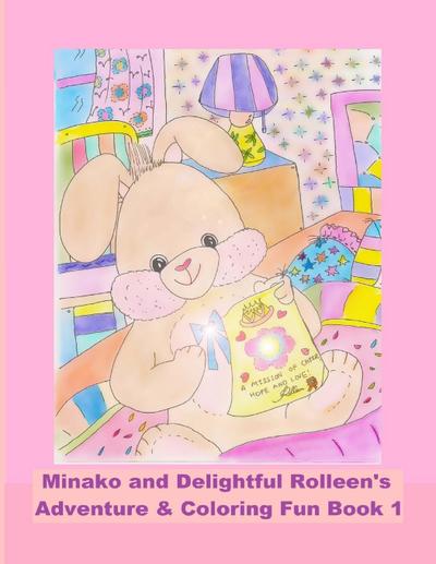 Minako and Delightful Rolleen’s Adventure & Coloring Fun Book 1