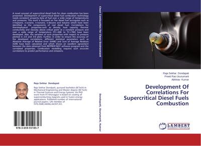 Development Of Correlations For Supercritical Diesel Fuels Combustion