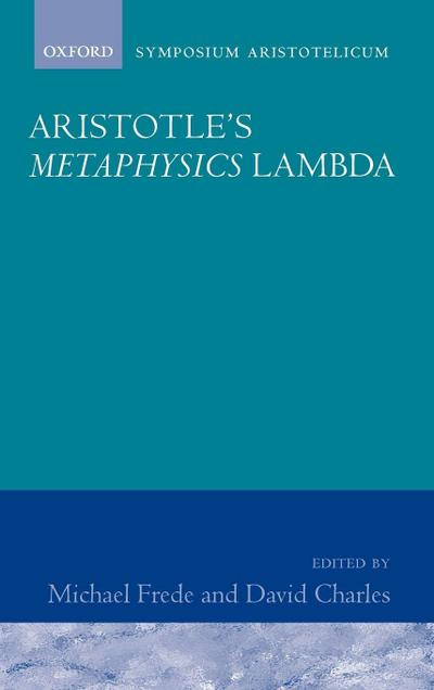 Aritotle’s Metaphysics Lambda