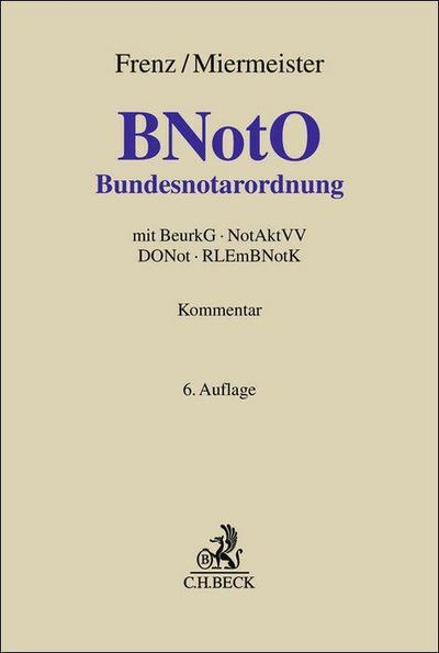 Bundesnotarordnung. BNotO