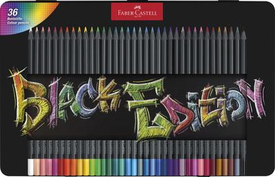 Faber-Castell Buntstifte Black Edition 36er Metalletui