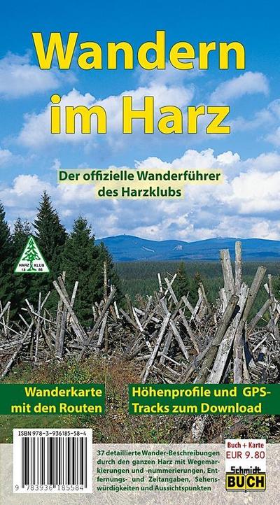 Wandern im Harz, m. Wanderkarte