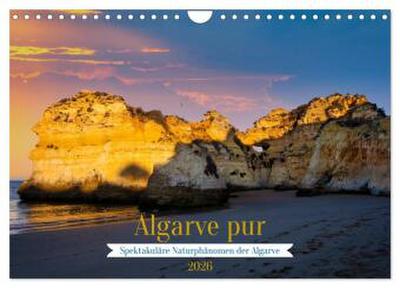 Algarve pur (Wandkalender 2026 DIN A4 quer), CALVENDO Monatskalender