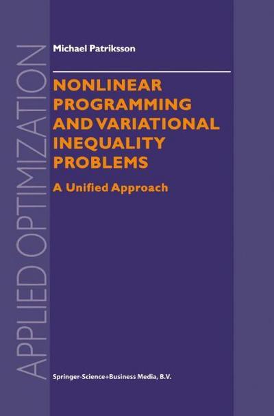 Nonlinear Programming and Variational Inequality Problems: