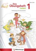 Das Übungsheft Lesen 1: Lesetraining und Leseverständnis – Lernheft für 1. Klasse Deutsch, Lesekompetenz trainieren in der Grundschule, inkl. Lösungsheft und Sticker