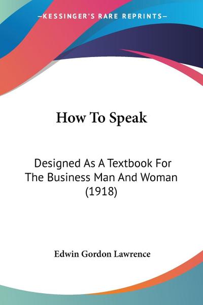 How To Speak