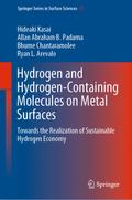 Hydrogen and Hydrogen-Containing Molecules on Metal Surfaces