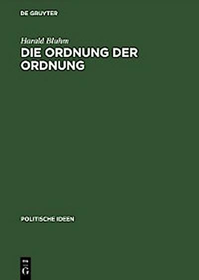 Die Ordnung der Ordnung