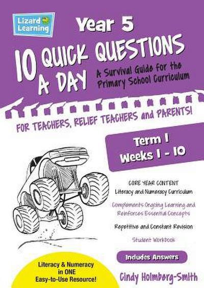 Lizard Learning 10 Quick Questions A Day Year 5 Term 1