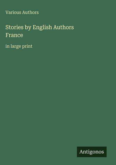 Stories by English AuthorsFrance