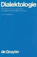 Dialektologie. 1. Halbband