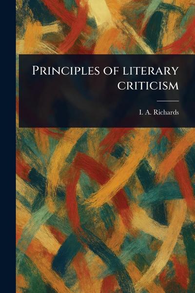 Principles of Literary Criticism