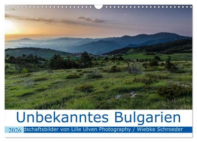 Unbekanntes Bulgarien (Wandkalender 2026 DIN A3 quer), CALVENDO Monatskalender