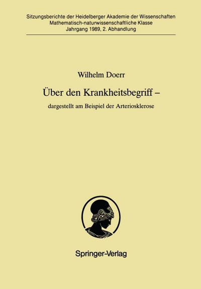 Über den Krankheitsbegriff - dargestellt am Beispiel der Arteriosklerose