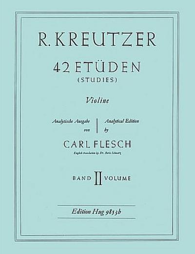 42 Etüden Band 2 für Violine