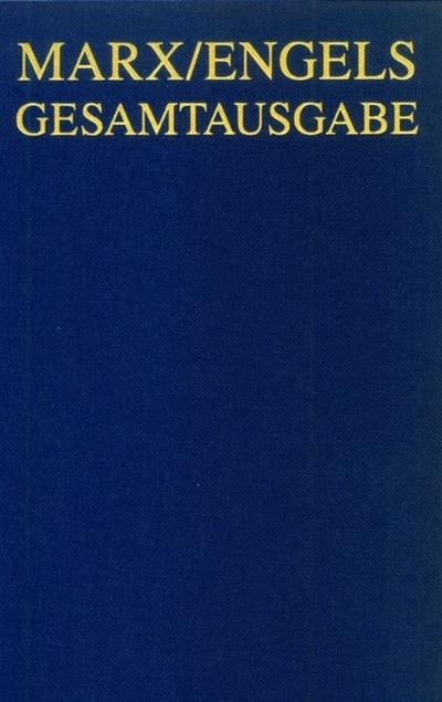 Karl Marx: Zur Kritik der politischen Ökonomie (Manuskript 1861-1863)