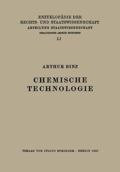Chemische Technologie