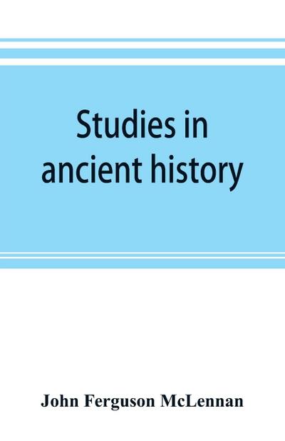 Studies in ancient history