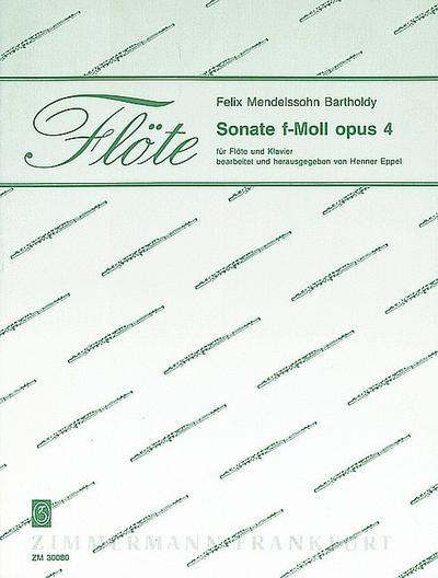 Sonate f-Moll op.4für Flöte und Klavier