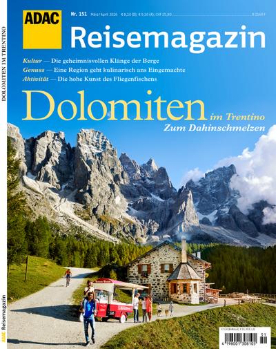 ADAC Reisemagazin Dolomiten im Trentino