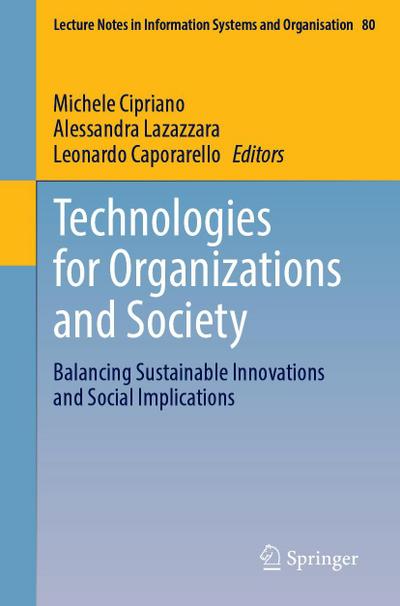 Technologies for Organizations and Society