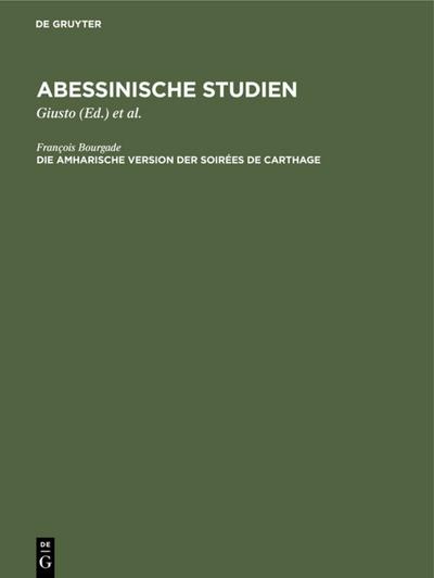 Die amharische Version der Soirées de Carthage