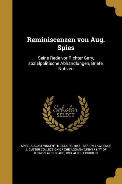 GER-REMINISCENZEN VON AUG SPIE