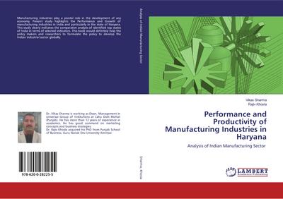 Performance and Productivity of Manufacturing Industries in Haryana