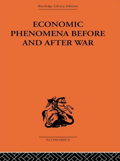 Economic Phenomena Before and After War